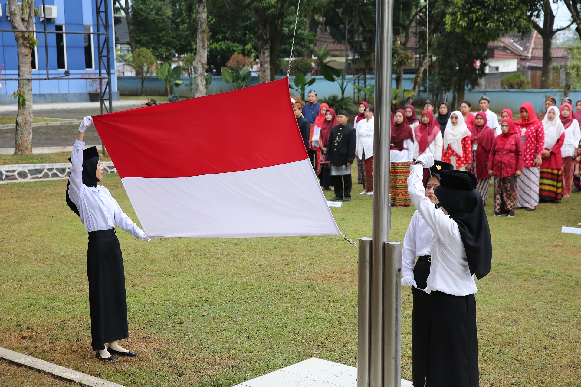 BBLKL Gelar Upacara Peringatan HUT ke-81 Kemerdekaan Republik Indonesia